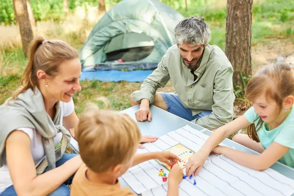 activite famille tente