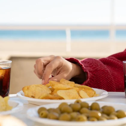 snack terrasse lac